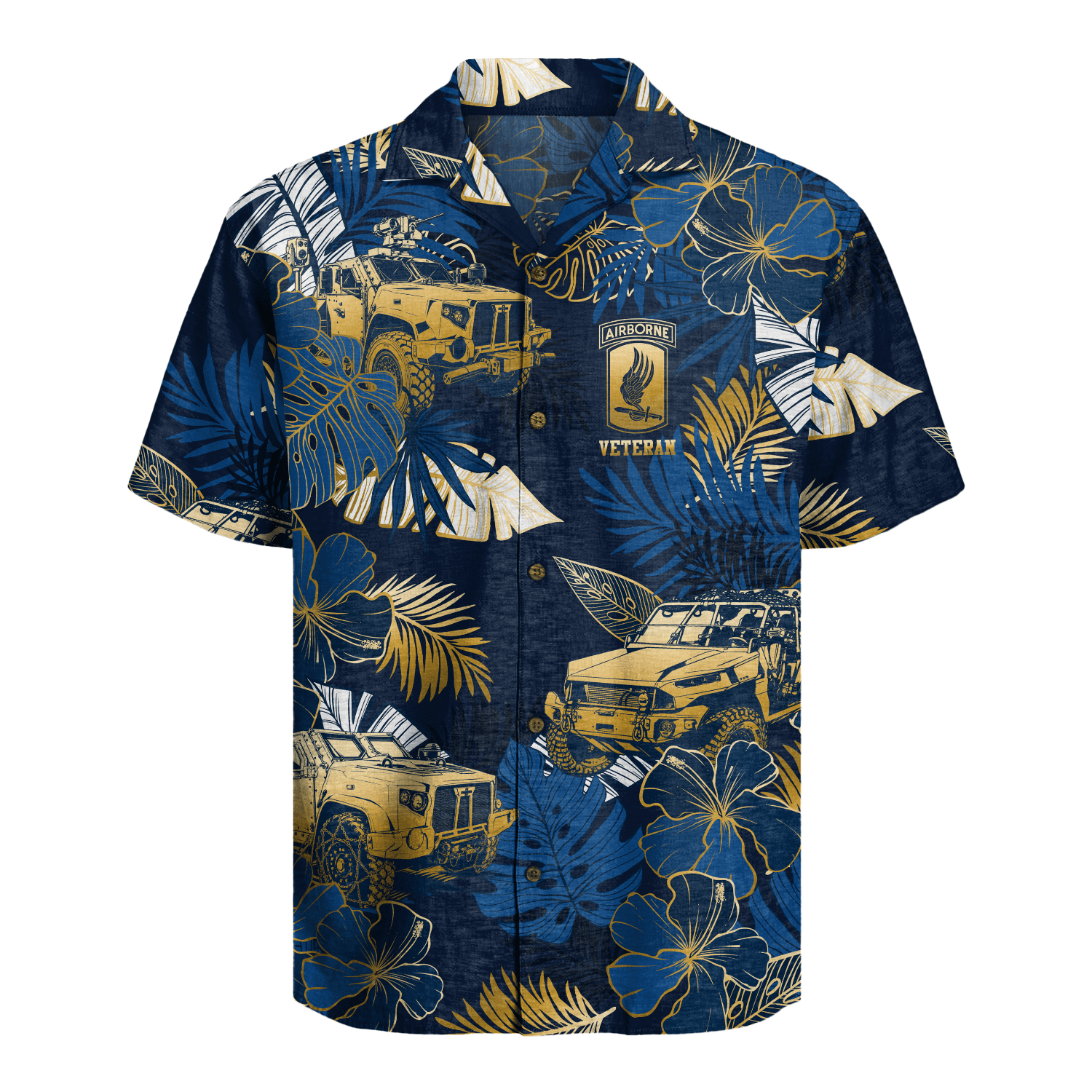 US Army - 173rd Airborne Brigade Veteran Hawaiian Shirt
