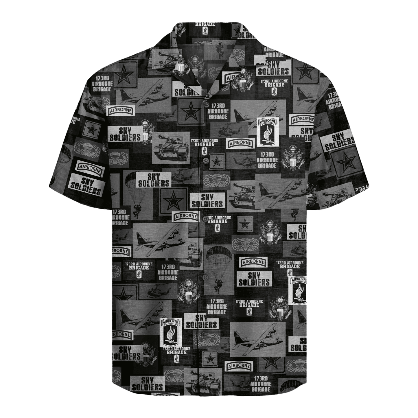 US Army - 173rd Airborne Brigade Hawaiian Shirt