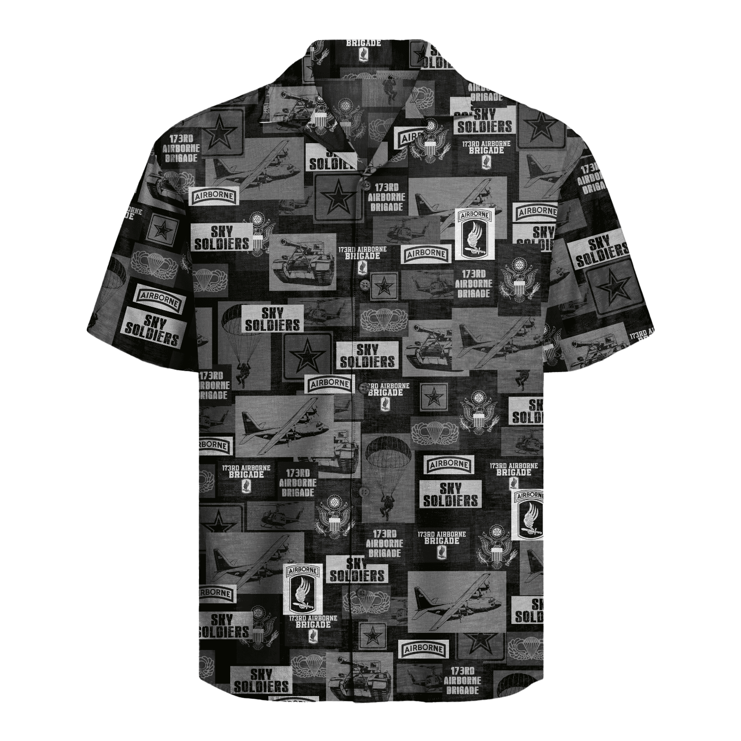 US Army - 173rd Airborne Brigade Hawaiian Shirt