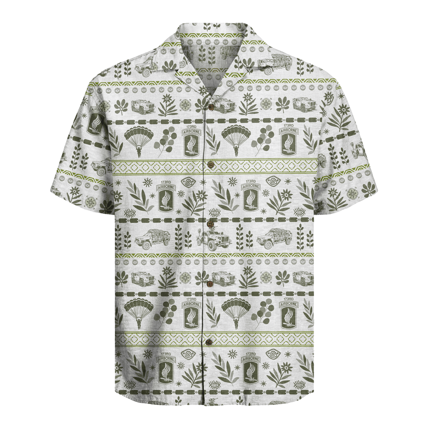 US Army - 173rd Airborne Brigade Hawaiian Shirt