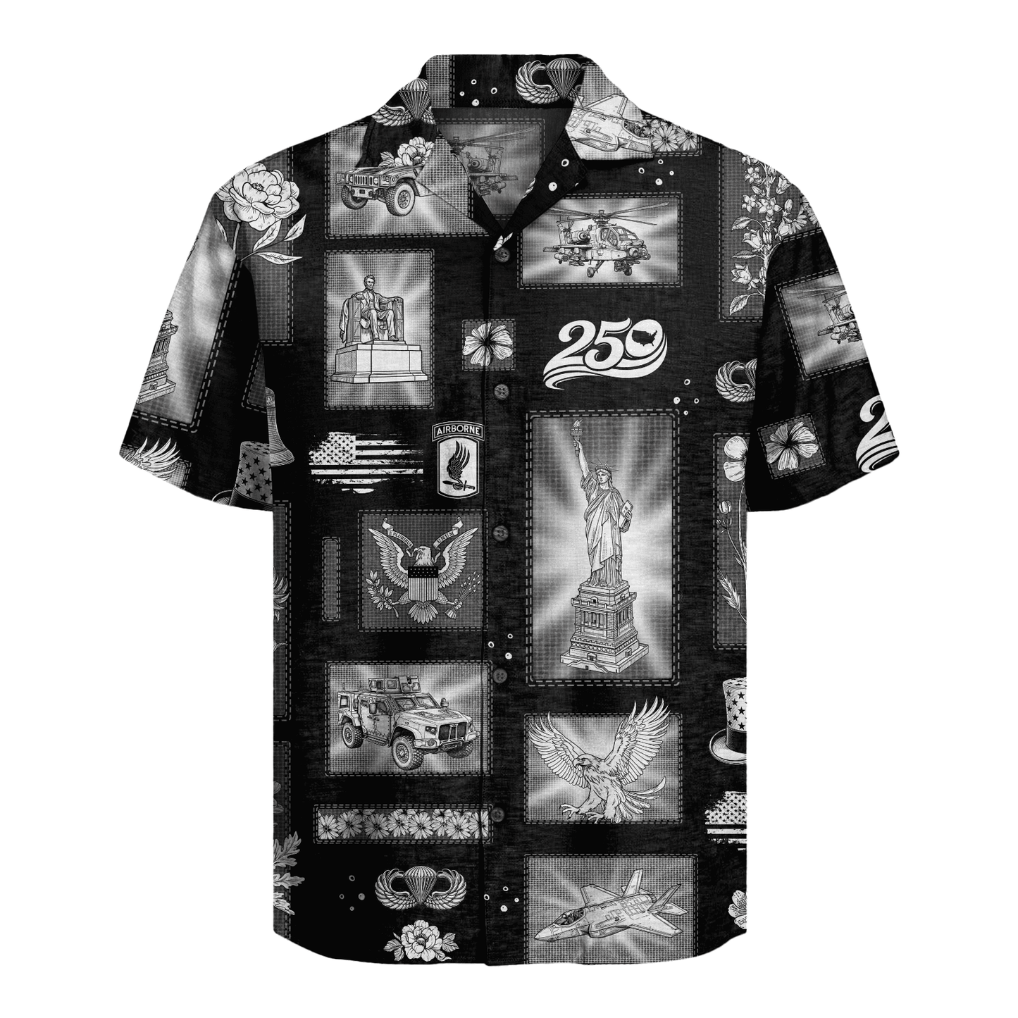 US Army 173rd Airborne - America 250th Hawaiian Shirt