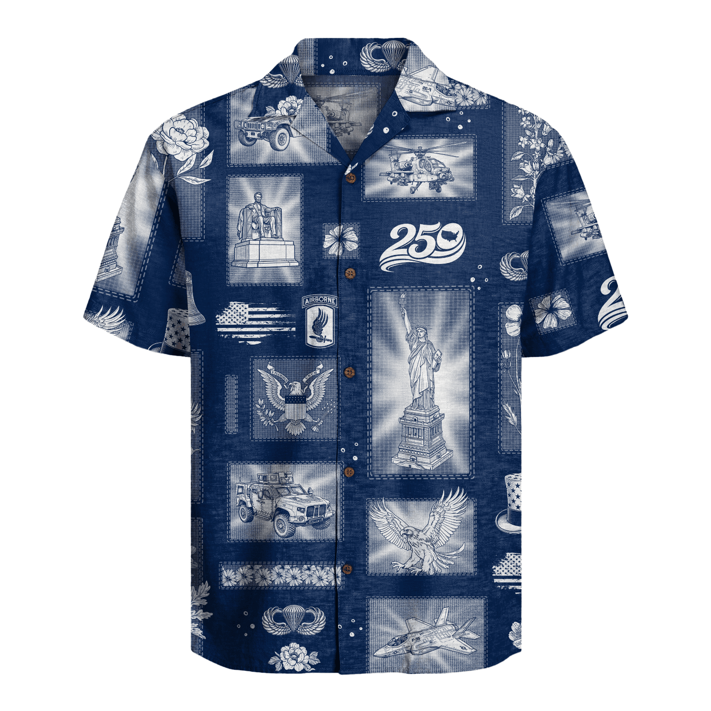 US Army 173rd Airborne - America 250th Hawaiian Shirt