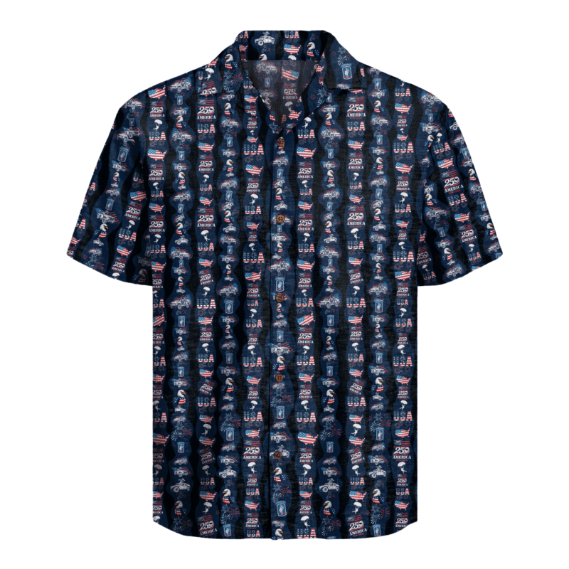 US Army 173rd Airborne - America 250th Hawaiian Shirt