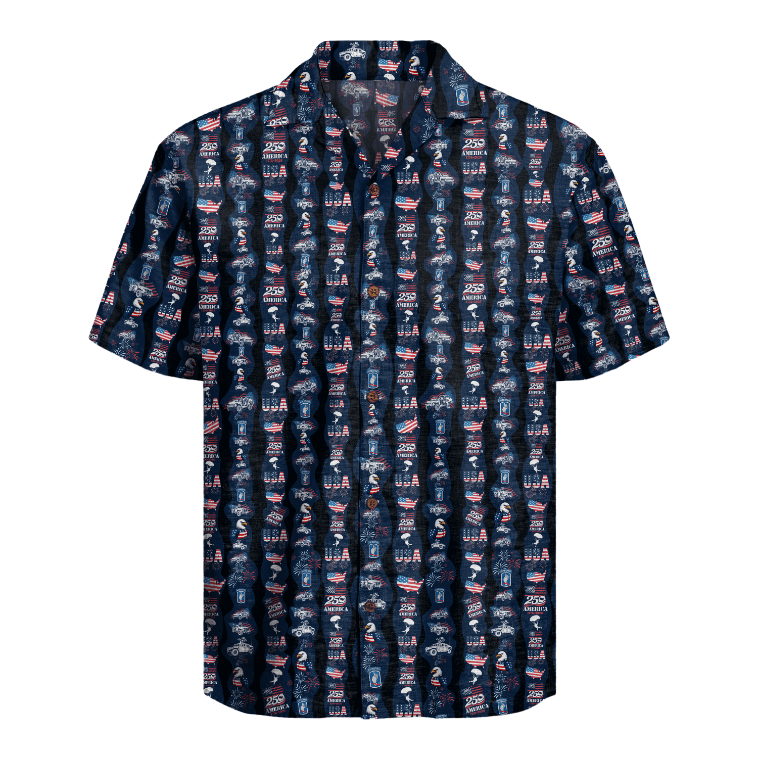 US Army 173rd Airborne - America 250th Hawaiian Shirt