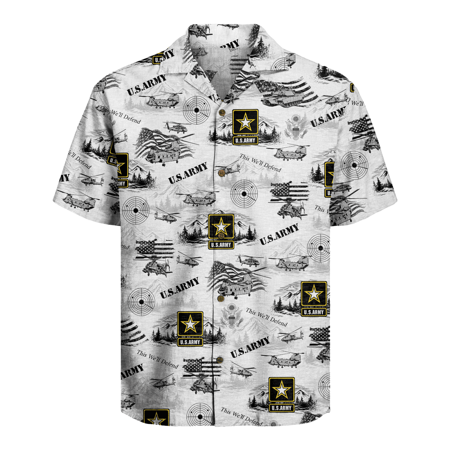 US Army Hawaiian Shirt