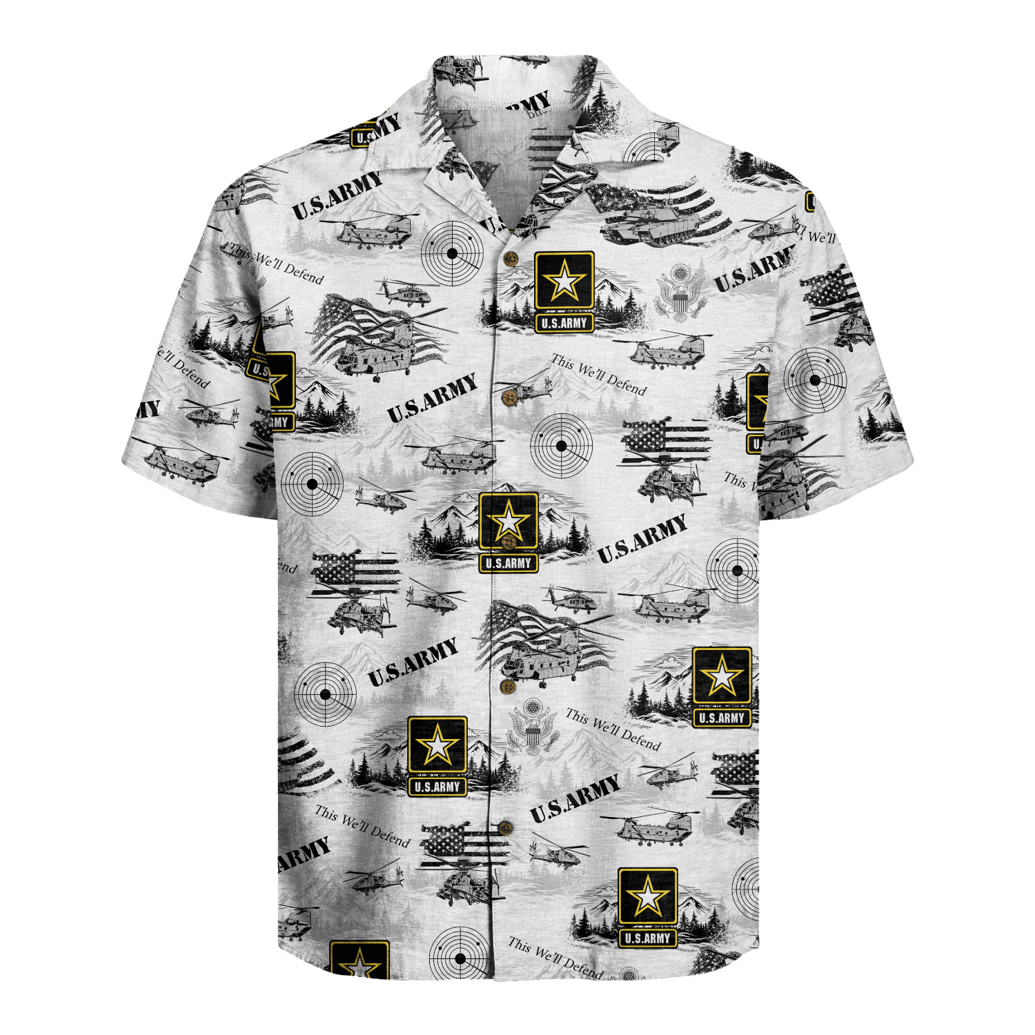 US Army Hawaiian Shirt