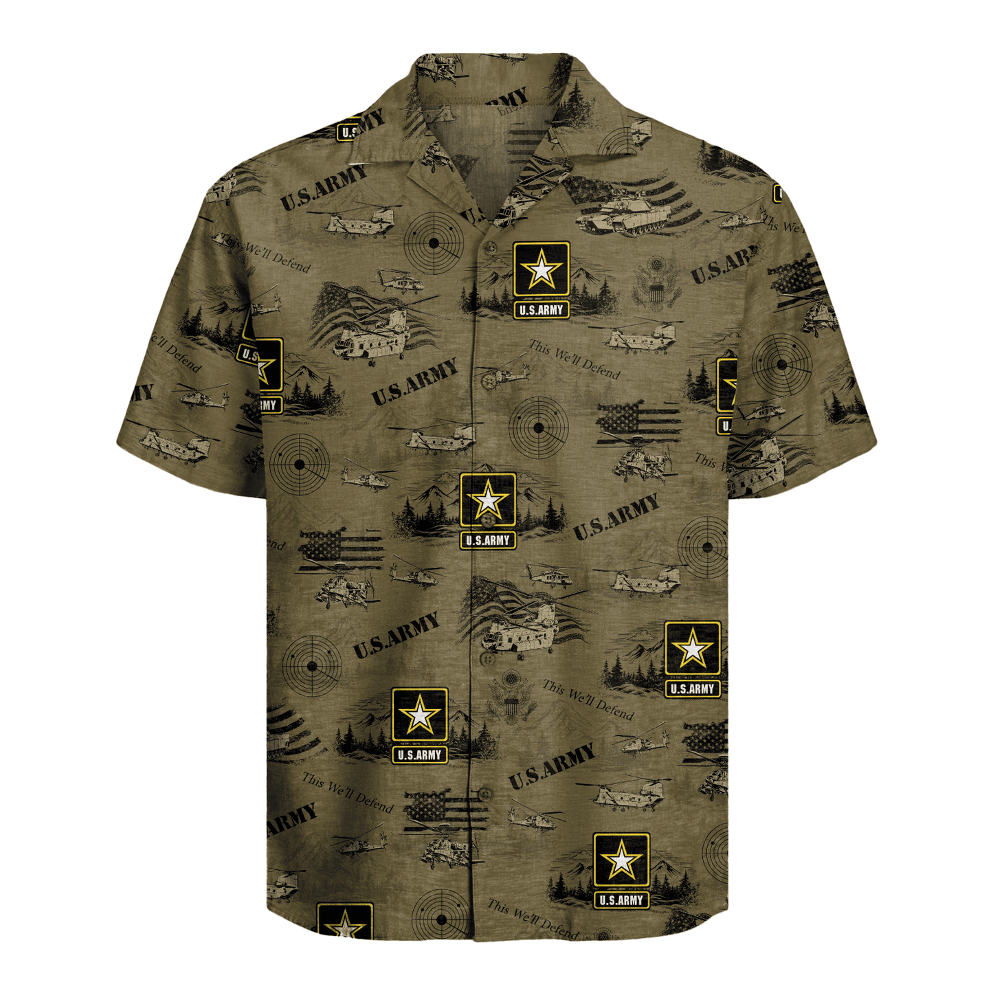 US Army Hawaiian Shirt