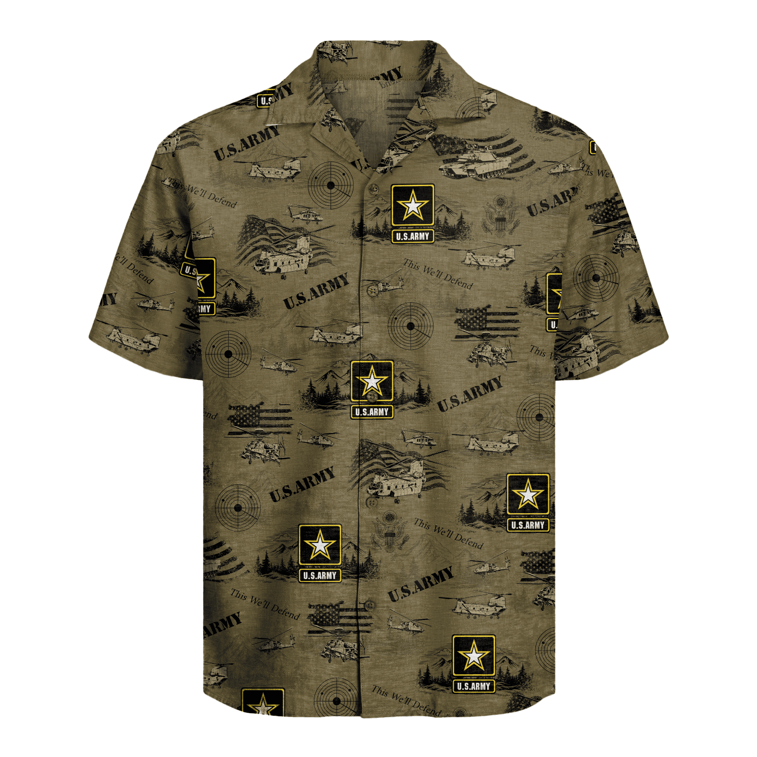 US Army Hawaiian Shirt