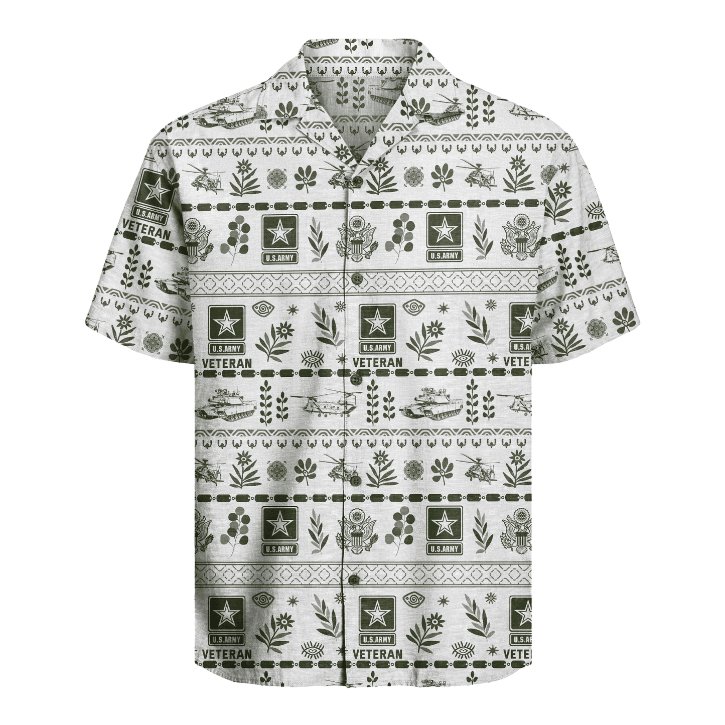 US Army Veteran Hawaiian Shirt