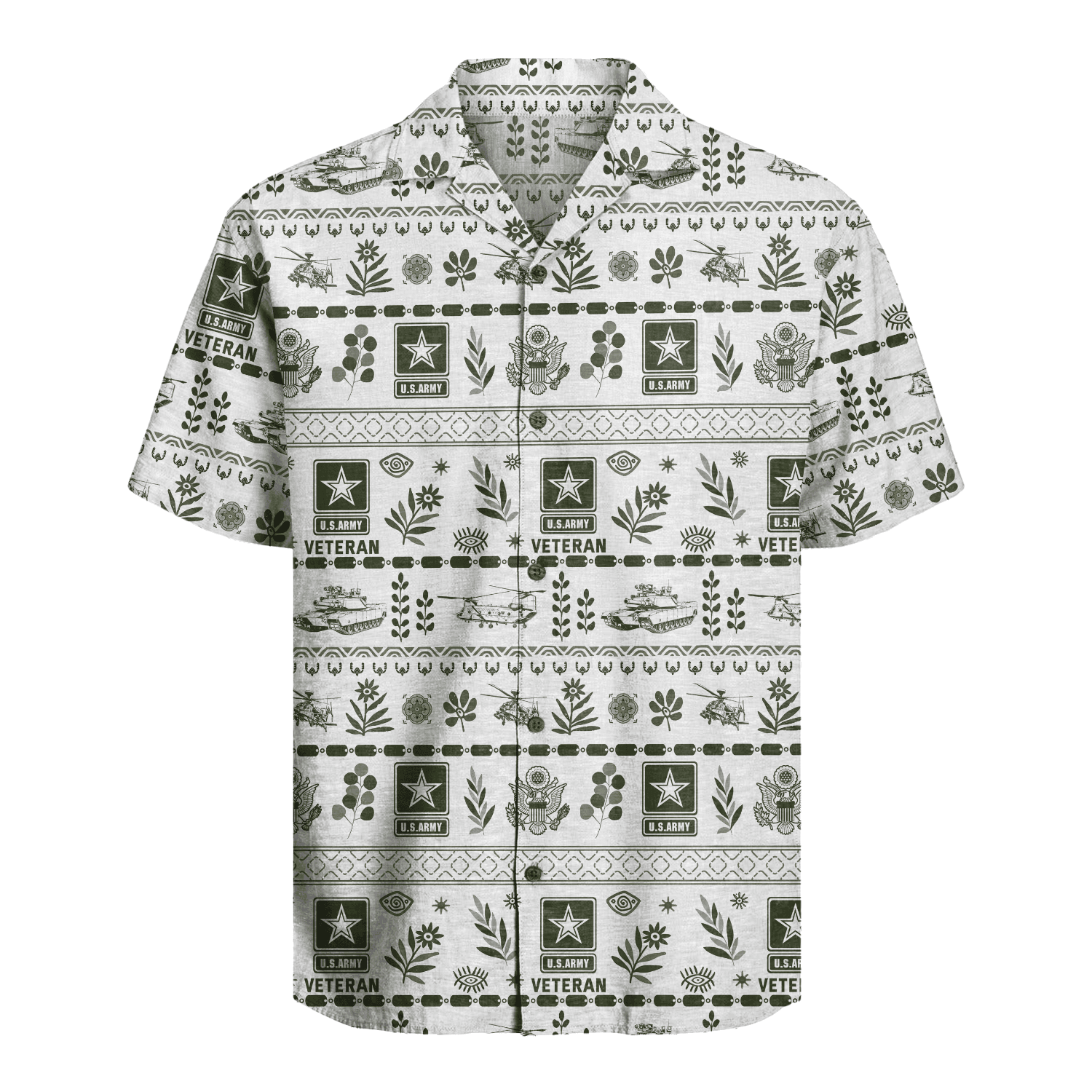 US Army Veteran Hawaiian Shirt