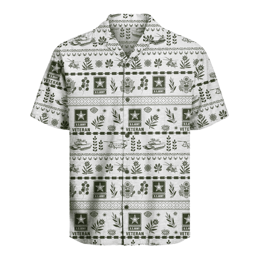 US Army Veteran Hawaiian Shirt