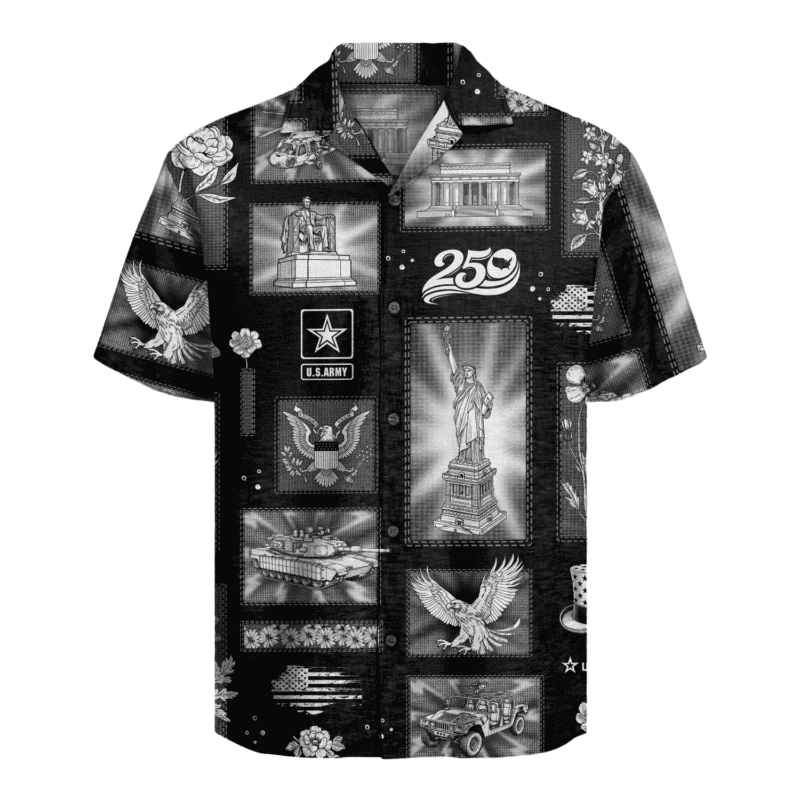 US Army – America 250th Anniversary Hawaiian Shirt