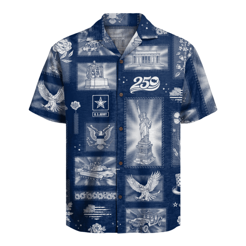 US Army – America 250th Anniversary Hawaiian Shirt