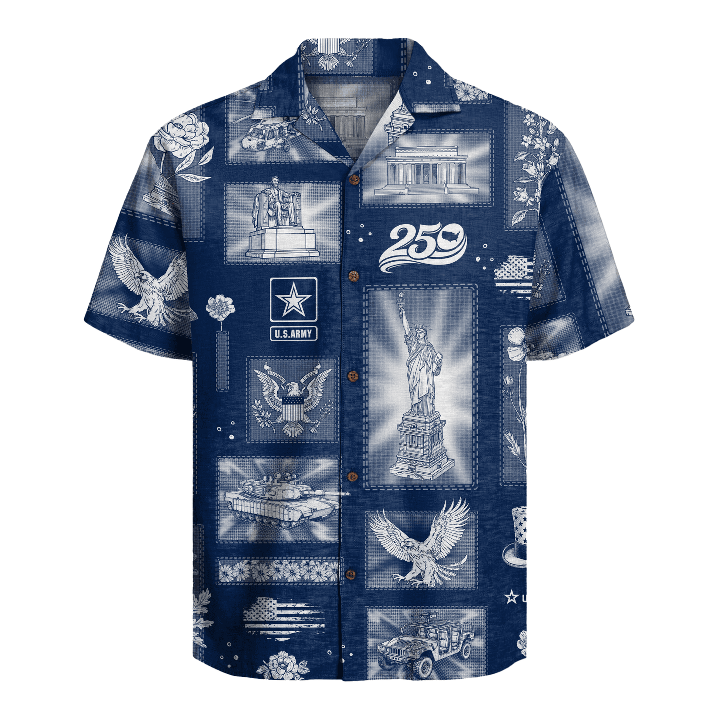 US Army – America 250th Anniversary Hawaiian Shirt