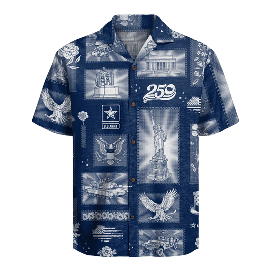 US Army – America 250th Anniversary Hawaiian Shirt