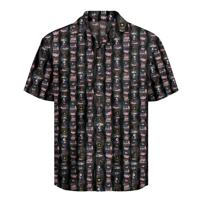 US Army – America 250th Anniversary Hawaiian Shirt