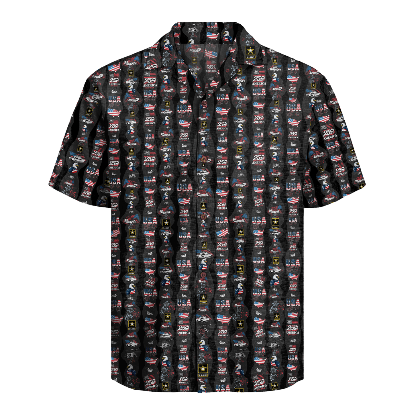 US Army – America 250th Anniversary Hawaiian Shirt