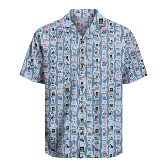 US Army – America 250th Anniversary Hawaiian Shirt