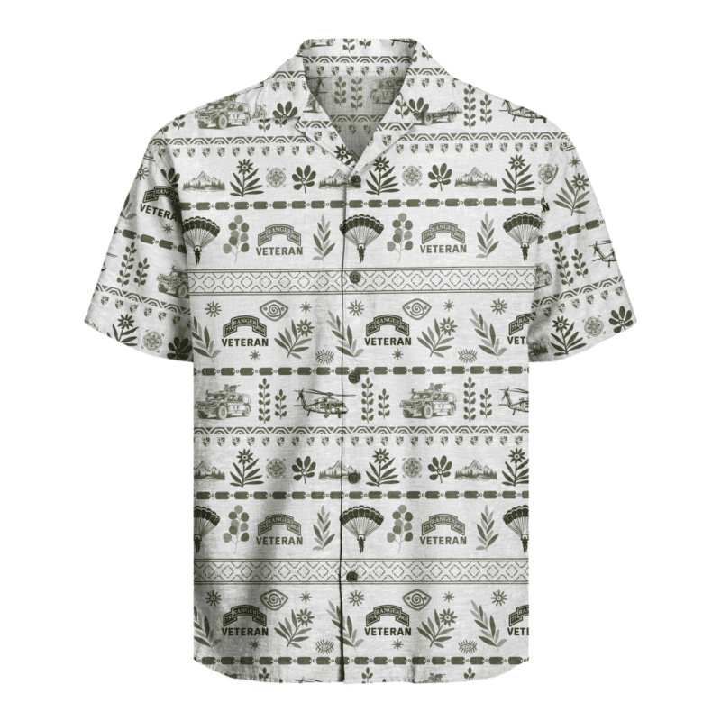 US Army - 75th Ranger Veteran Hawaiian Shirt