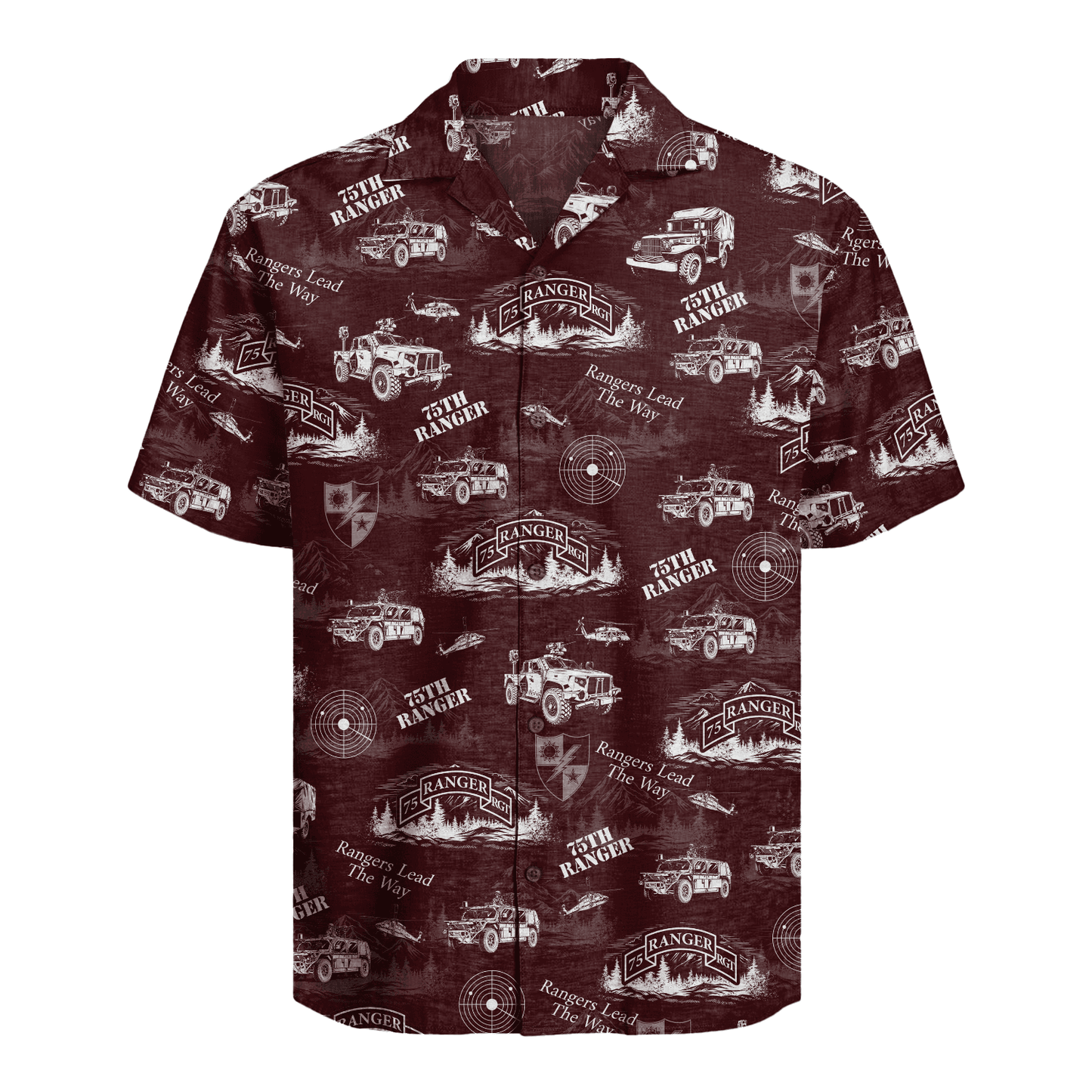 US Army - 75th Ranger Hawaiian Shirt