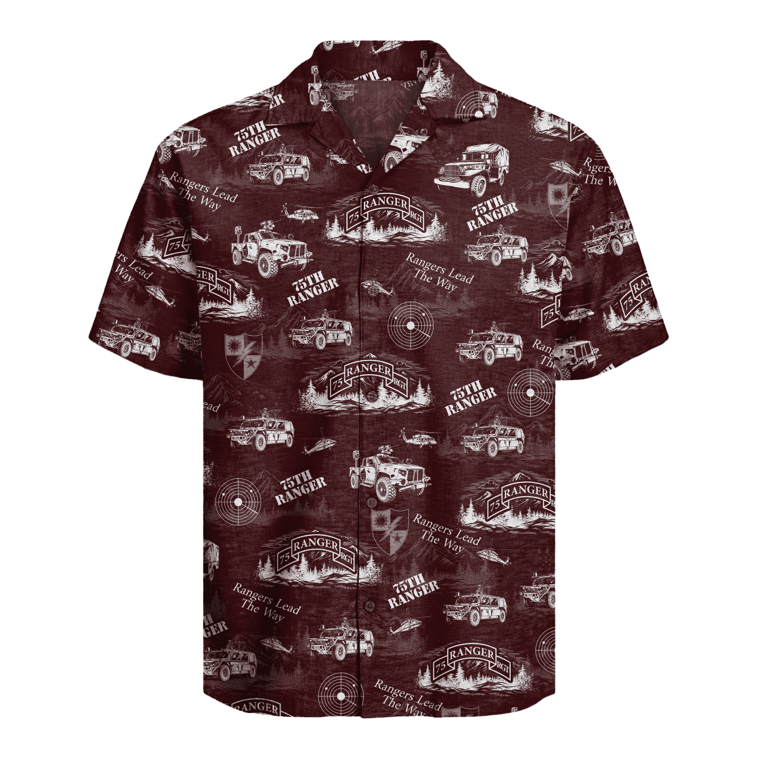 US Army - 75th Ranger Hawaiian Shirt