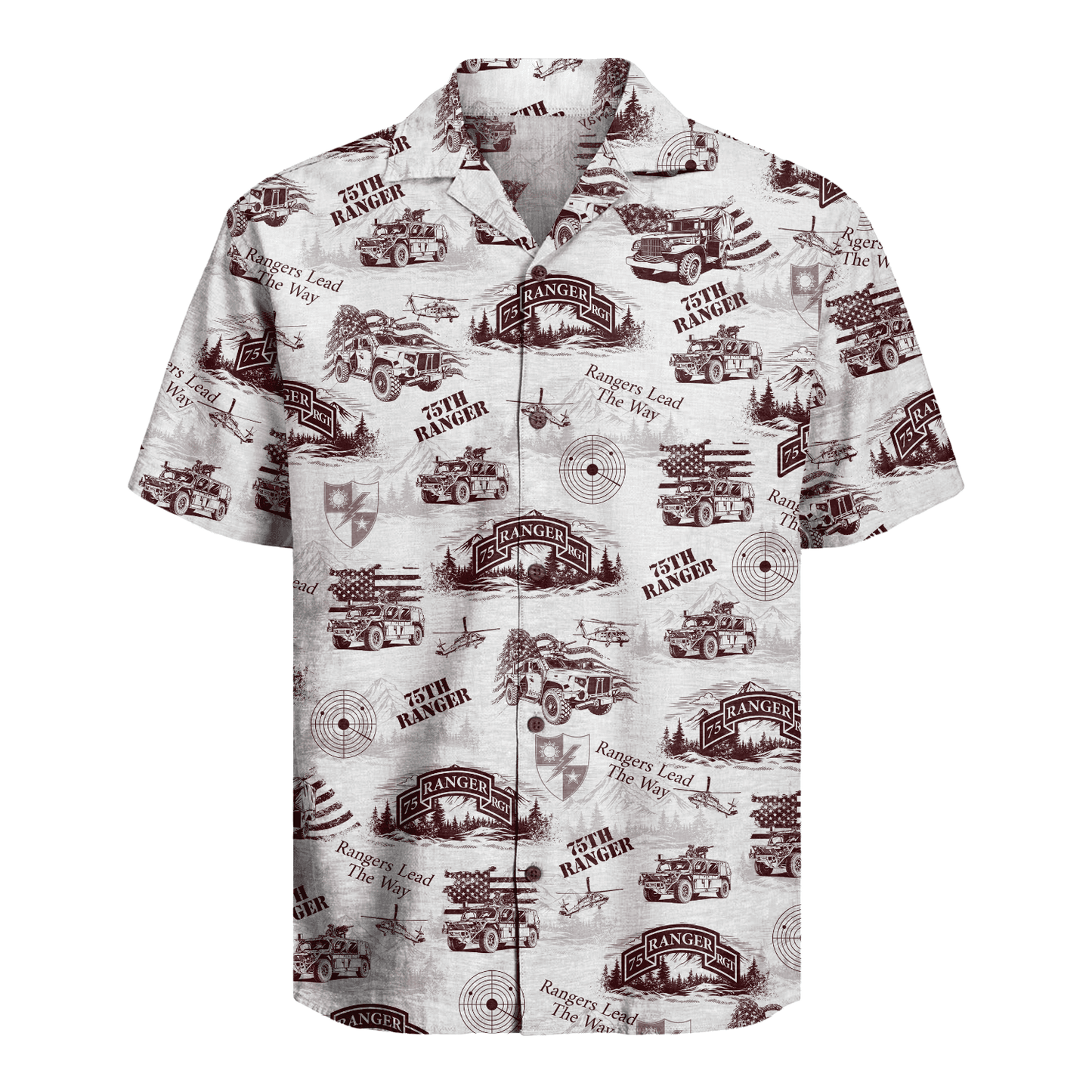 US Army - 75th Ranger Hawaiian Shirt