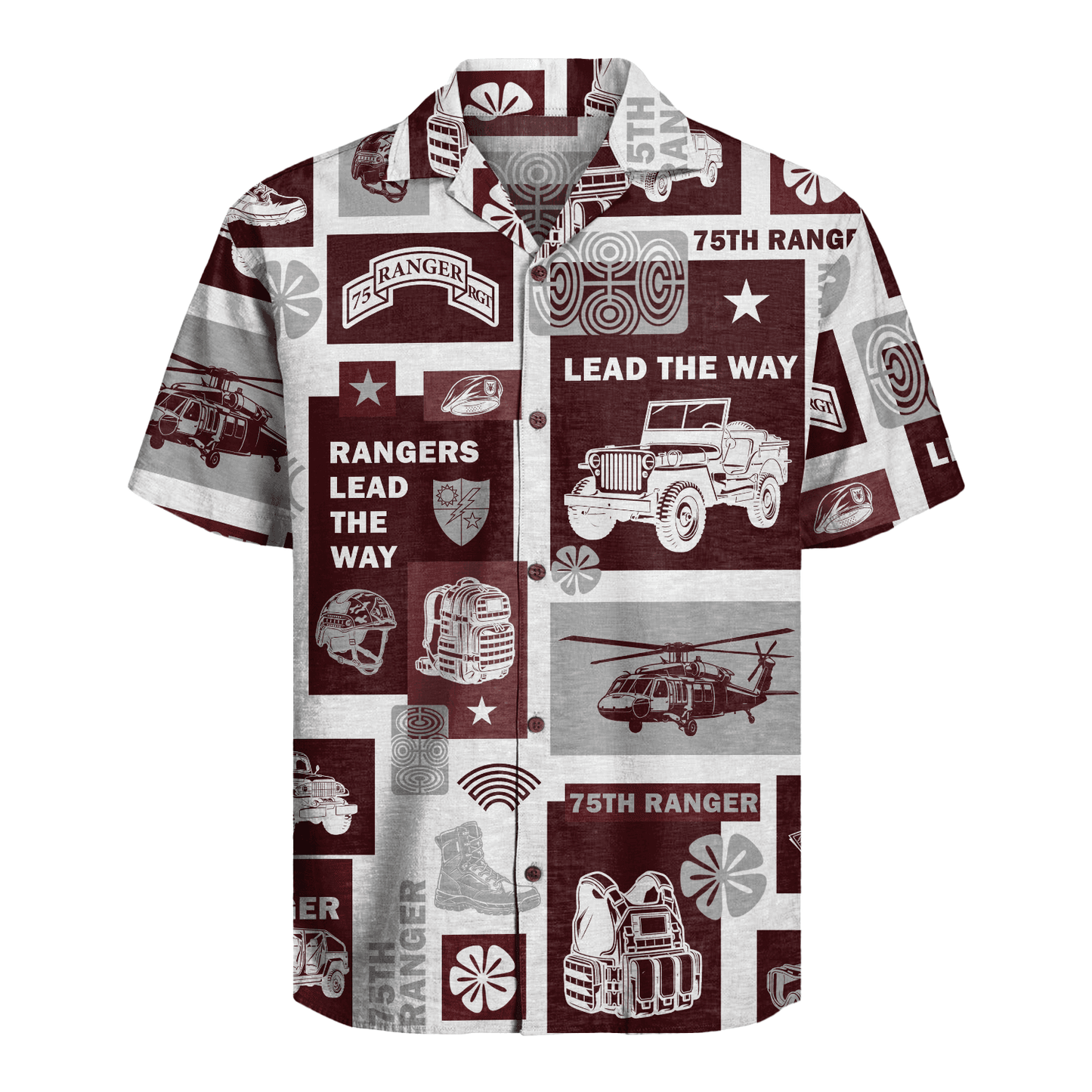 US Army - 75th Ranger Hawaiian Shirt