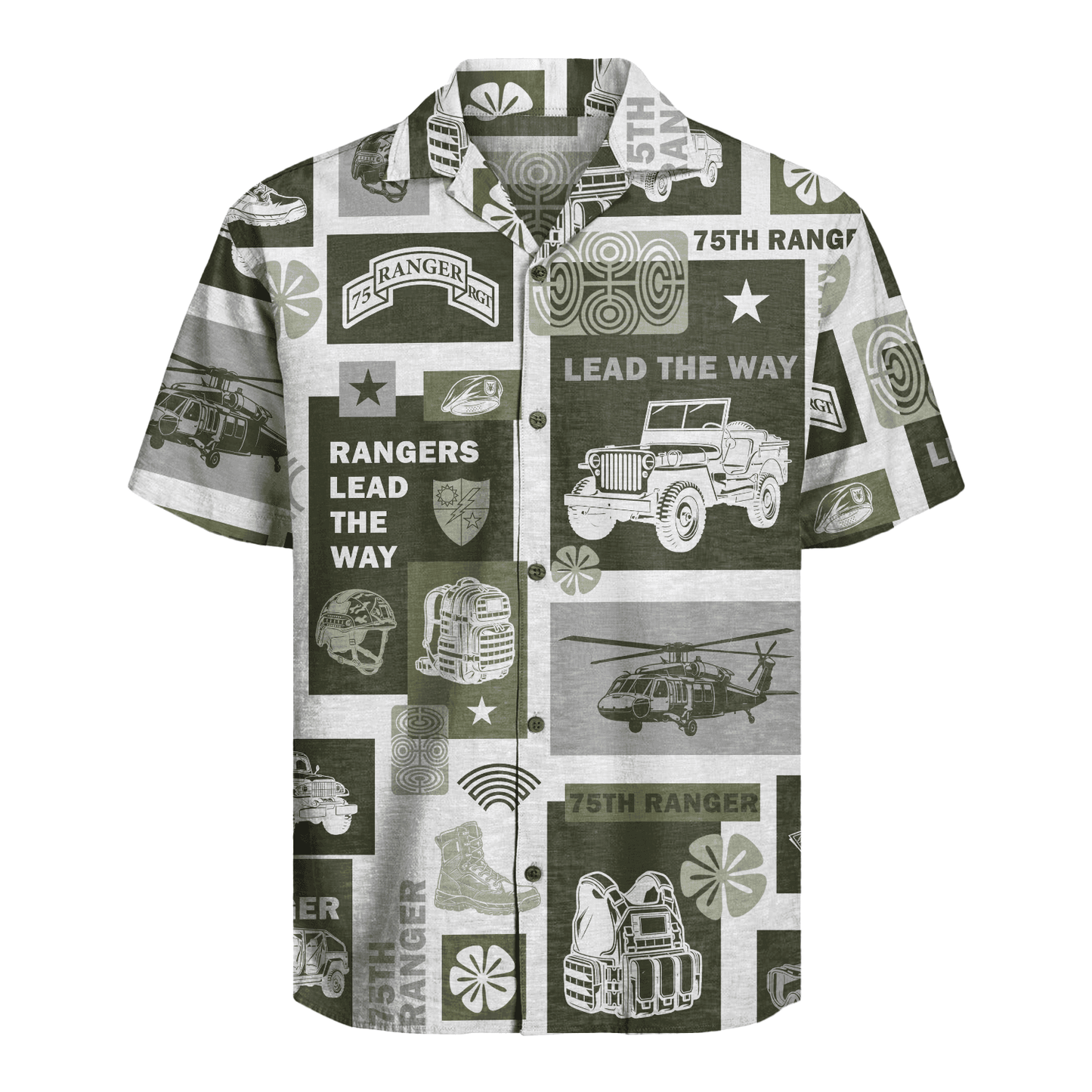 US Army - 75th Ranger Hawaiian Shirt