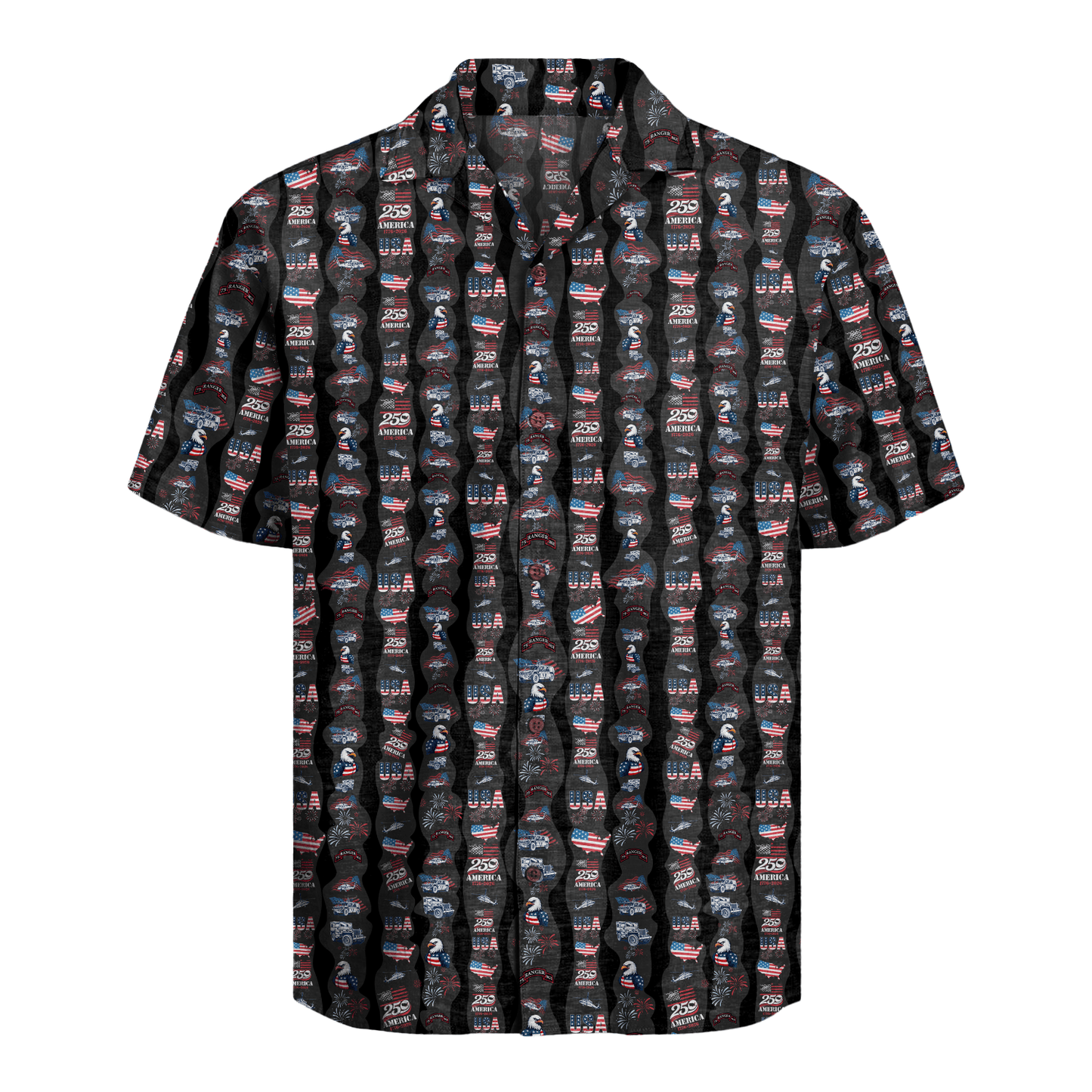 US Army 75th Ranger - America 250th Hawaiian Shirt