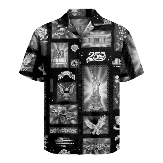 US Army 75th Ranger - America 250th Hawaiian Shirt