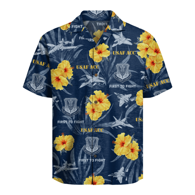 US Air Force - Air Combat Command (ACC) - Hawaiian Shirt
