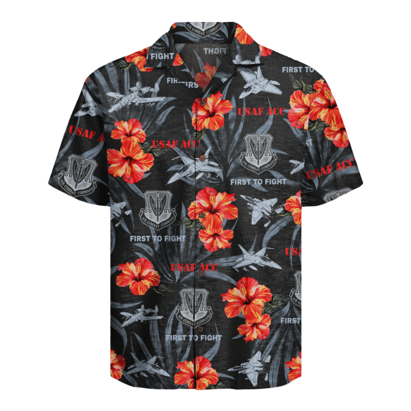 US Air Force - Air Combat Command (ACC) - Hawaiian Shirt