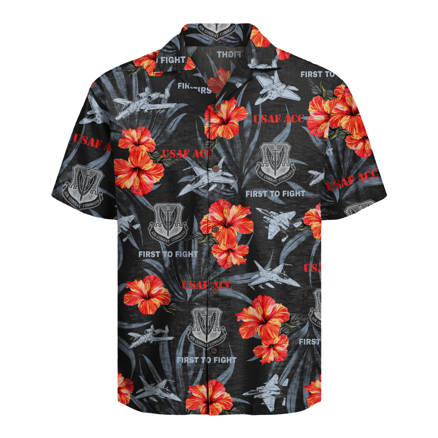 US Air Force - Air Combat Command (ACC) - Hawaiian Shirt