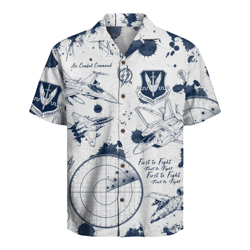 US Air Force - Air Combat Command (ACC) - Hawaiian Shirt