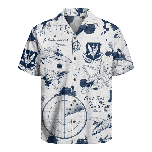 US Air Force - Air Combat Command (ACC) - Hawaiian Shirt