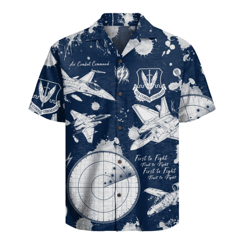 US Air Force - Air Combat Command (ACC) - Hawaiian Shirt