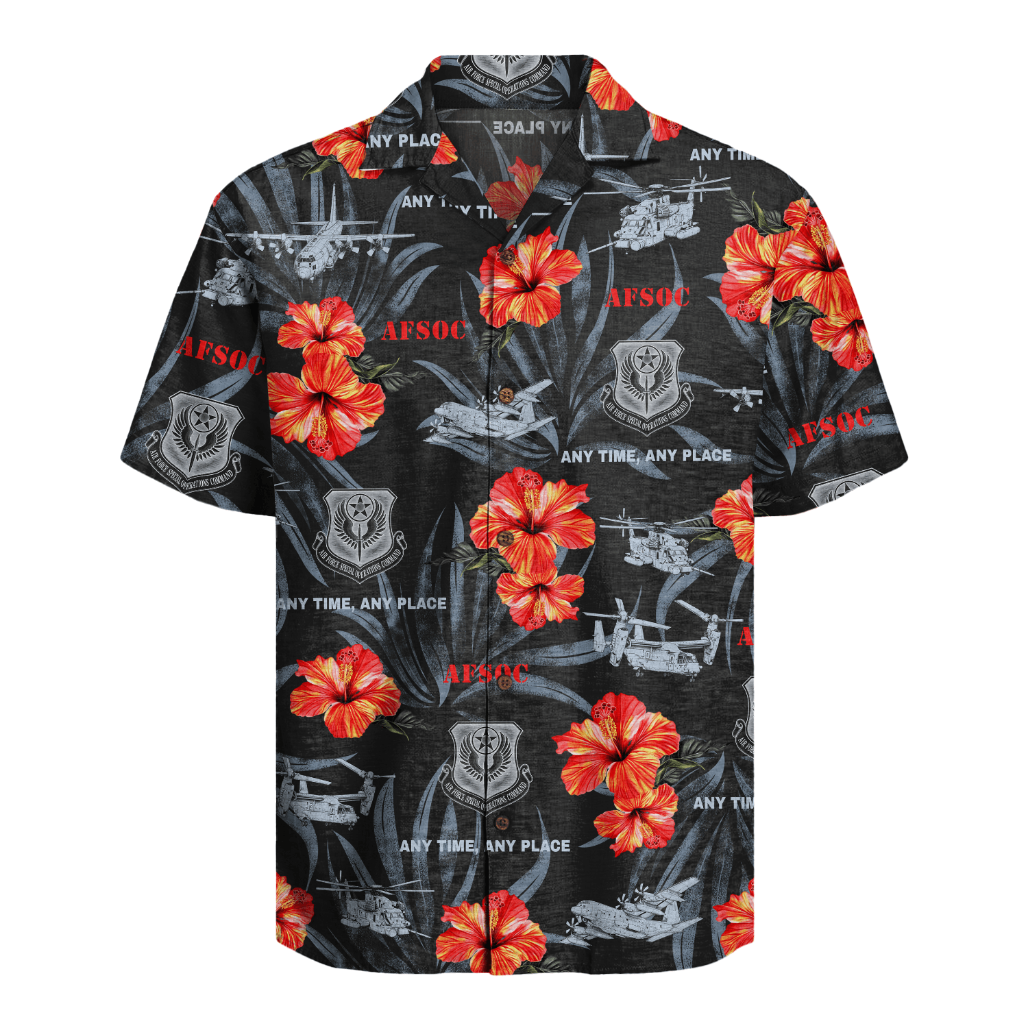 US Air Force - Special Ops (AFSOC) - Hawaiian Shirt