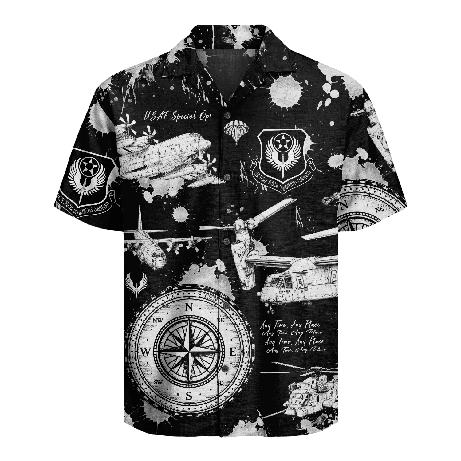 US Air Force - Special Ops (AFSOC) - Hawaiian Shirt