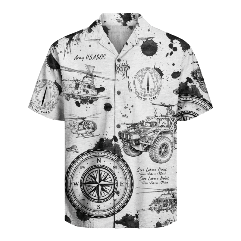 US Army USASOC Hawaiian Shirt