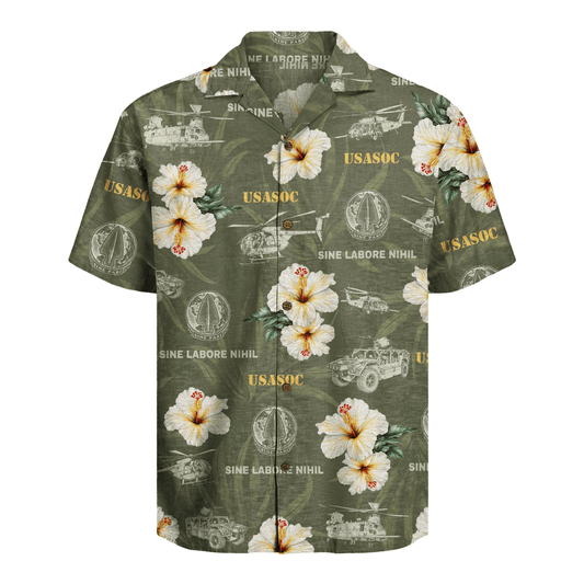 US Army USASOC Hawaiian Shirt