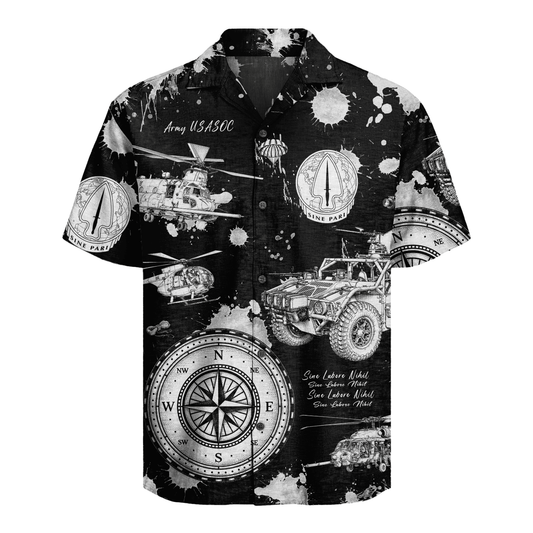 US Army USASOC Hawaiian Shirt