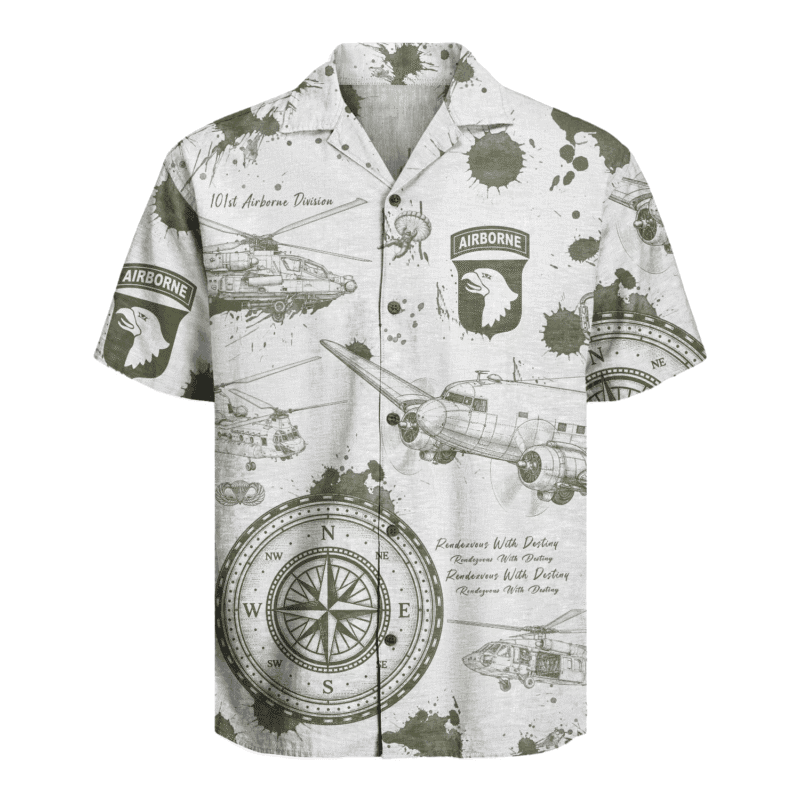 US Army - 101st AirBorne Division Hawaiian Shirt