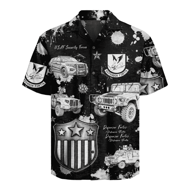 US Air Force - Security Forces (Defenders) - Hawaiian Shirt