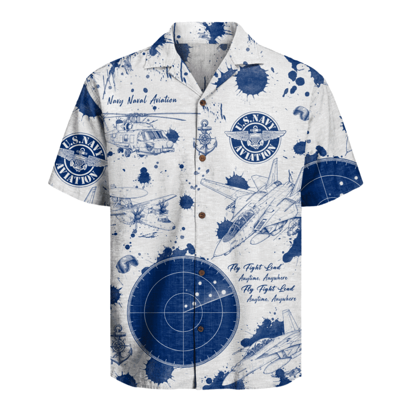 US Navy Naval Aviation Hawaiian Shirt