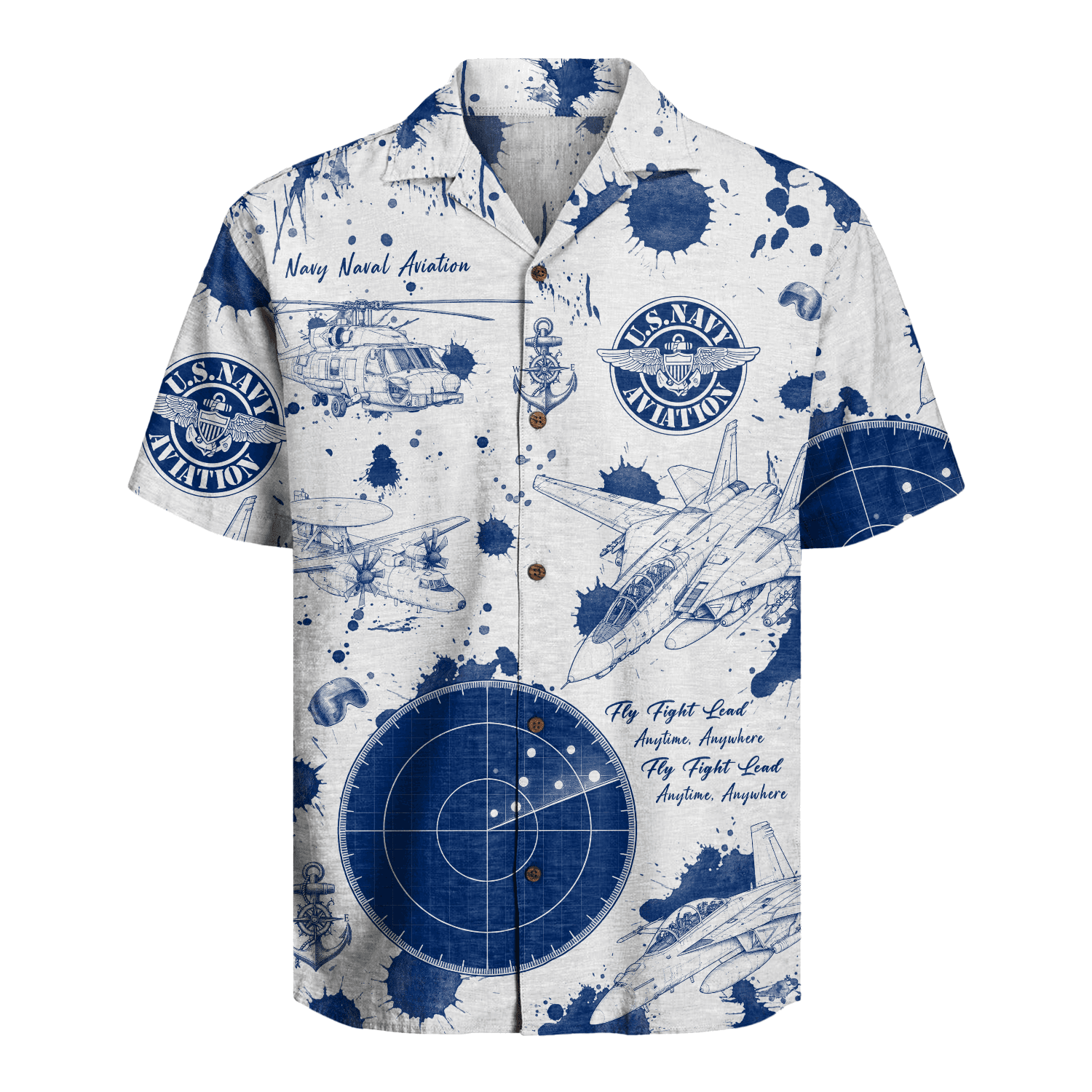 US Navy Naval Aviation Hawaiian Shirt