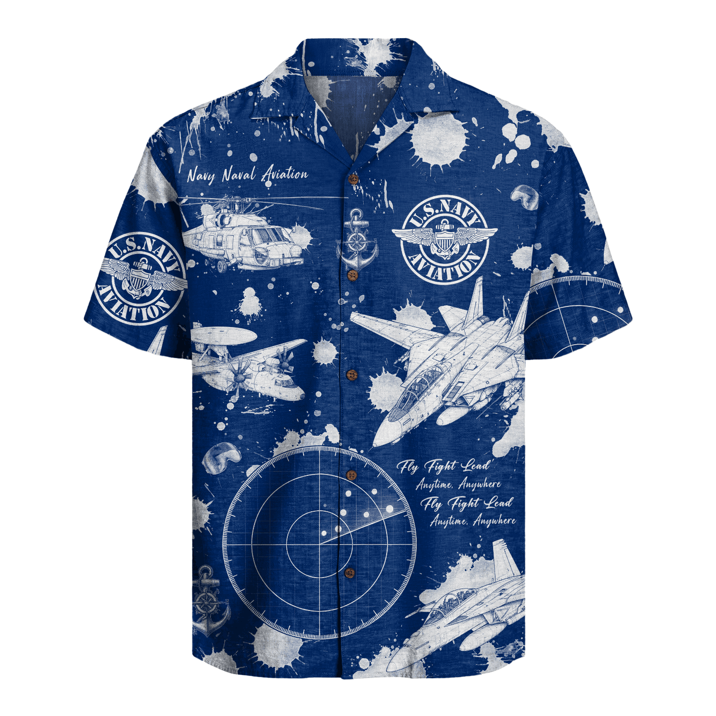 US Navy Naval Aviation Hawaiian Shirt