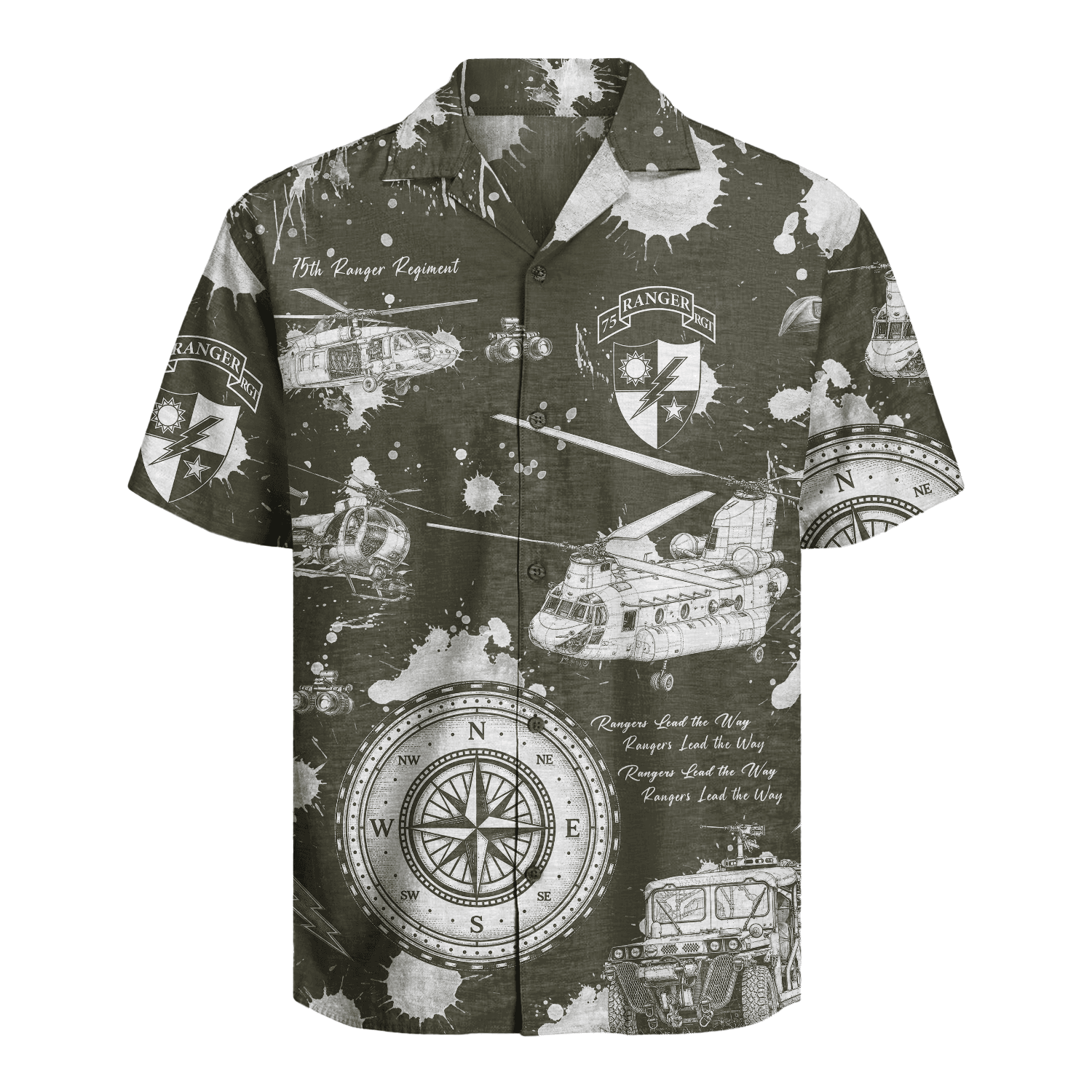 US Army - 75th Ranger Hawaiian Shirt