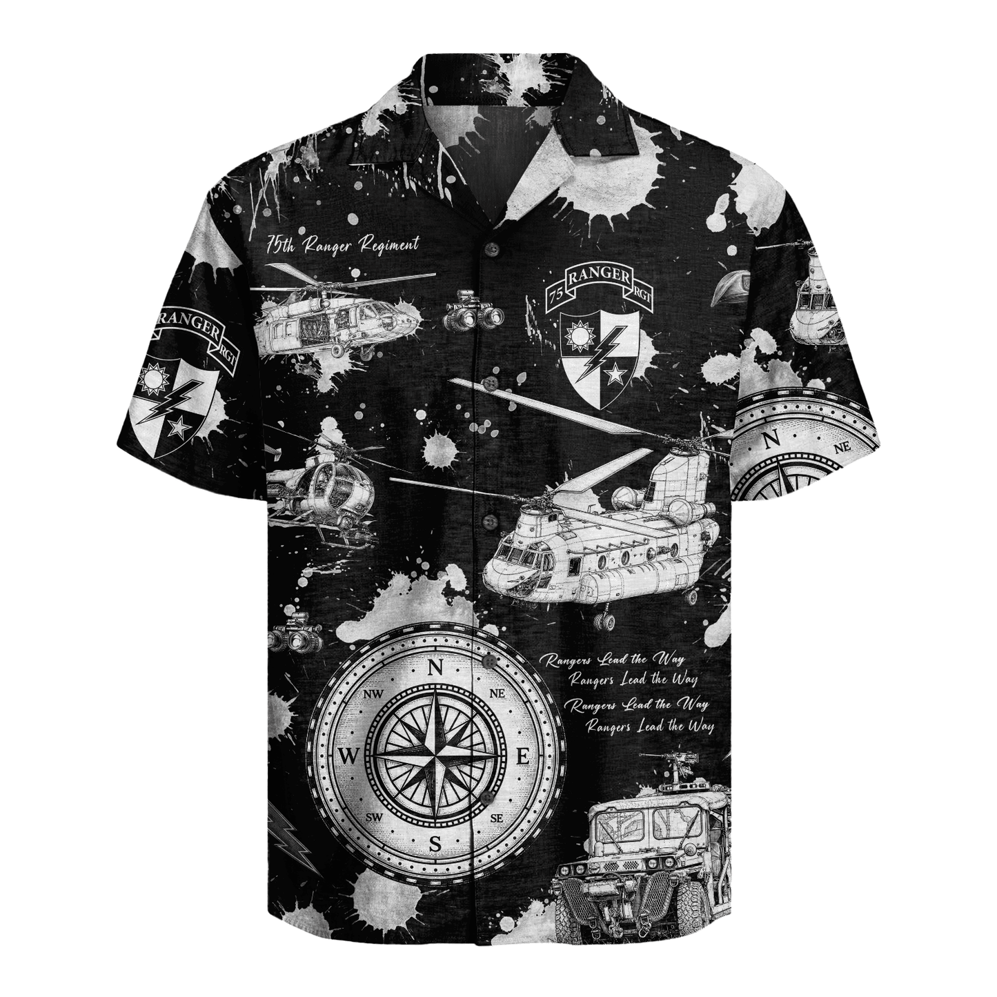 US Army - 75th Ranger Hawaiian Shirt