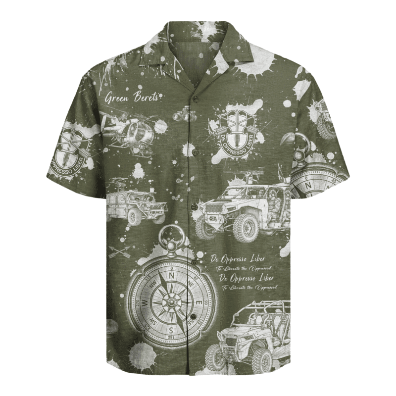 US Army - Green Berets Hawaiian Shirt