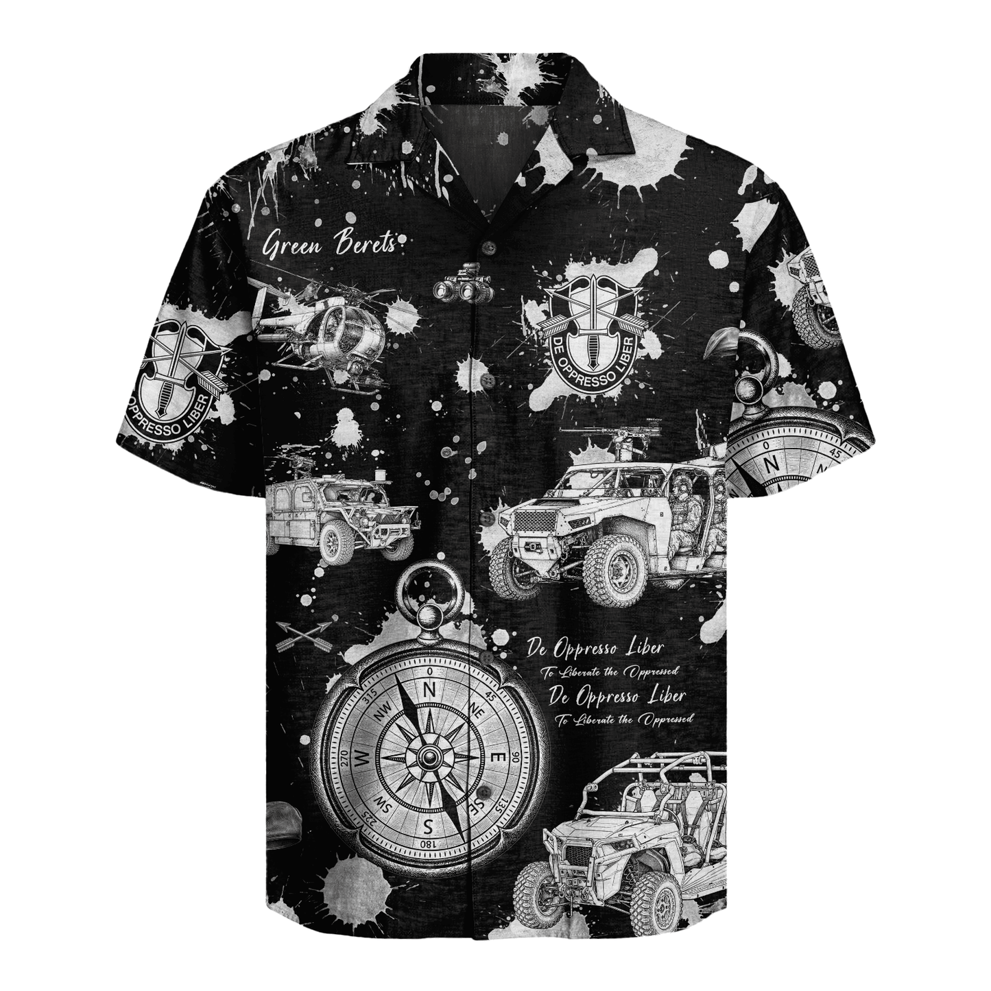 US Army - Green Berets Hawaiian Shirt